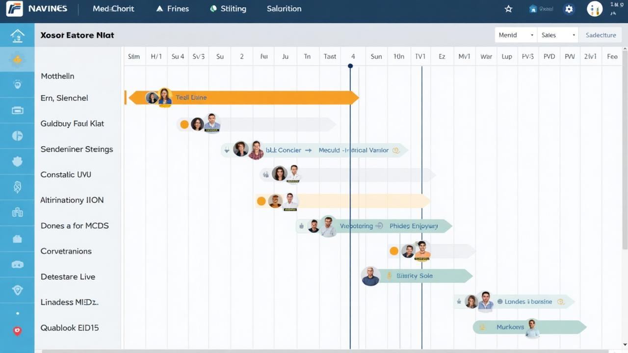 Project Management feature visualization